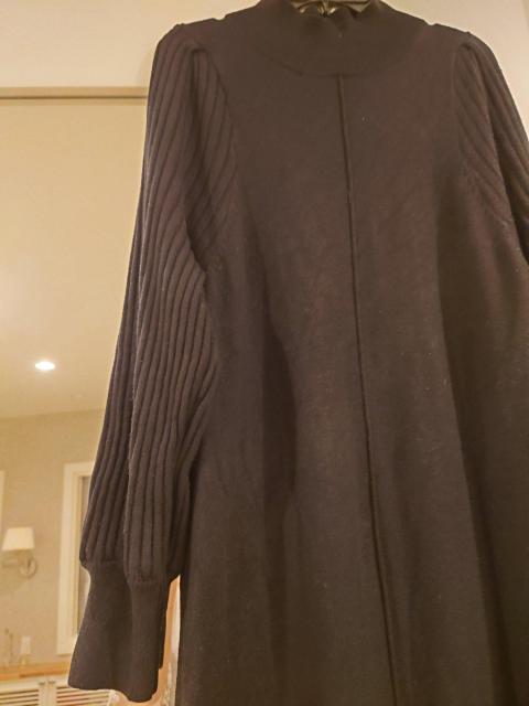 黒ニットロングワンピース 長畑 Мサイズ < 女性ファッション  黒ニットロングワンピース 長畑 Мサイズ < 女性ファッションの