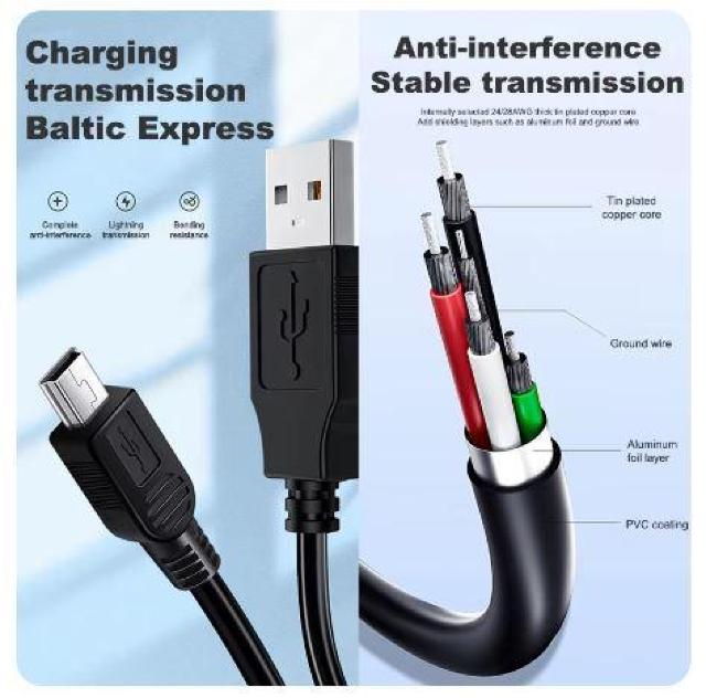 USB2.0 Mini-B端子 USBケーブル(USB-Aオス USB2.0 Mini-Bオス)5ピン 5 p tポート 40 < 家電/AV  USB2.0 Mini-B端子 USBケーブル(USB-Aオス USB2.0 Mini-Bオス)5ピン 5 p tポート 40 < 家電/AVの