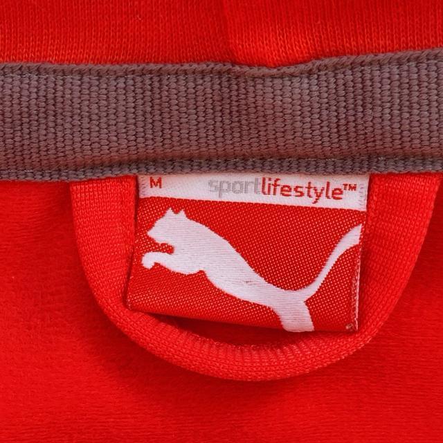 PUMA プーマ フード付 ジャージ パーカー 斜め ジップアップ M 2way N2m < ブランド PUMA プーマ フード付 ジャージ パーカー 斜め ジップアップ M 2way N2m < ブランドの