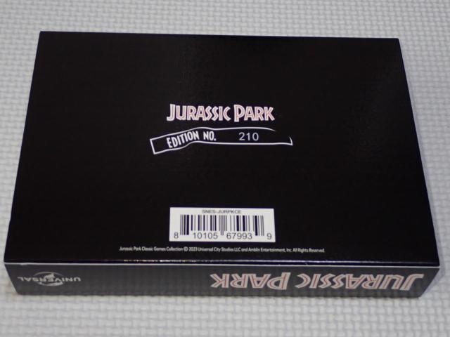 SFCJURASSIC PARK COLLECTORS EDITION SNES CO kĔ  Q[{/\tg 