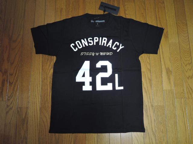 新品 NEIGHBORHOOD × STUSSYコラボ ボーンヤード Tシャツ 黒S ナンバリング ネイバーフッド×ステューシー < ブランド  新品 NEIGHBORHOOD × STUSSYコラボ ボーンヤード Tシャツ 黒S ナンバリング ネイバーフッド×ステューシー  < ブランドの