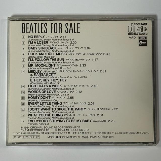 The Beatles / Beatles For Sale < タレントグッズ  The Beatles / Beatles For Sale < タレントグッズの