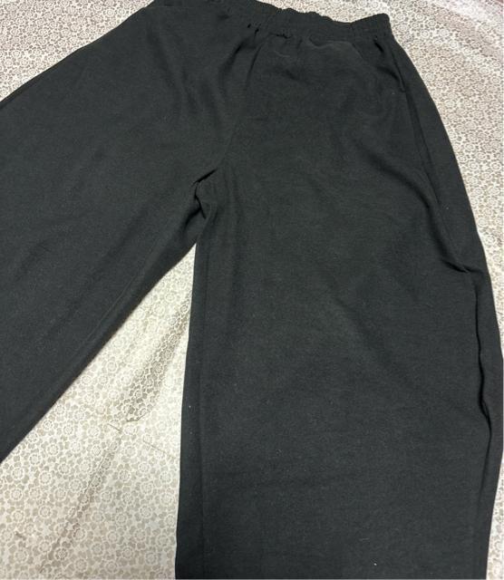 ワイドパンツ 九分丈 ガウチョパンツ ブラック 大きいサイズ < 女性ファッション ワイドパンツ 九分丈 ガウチョパンツ ブラック 大きいサイズ < 女性ファッションの