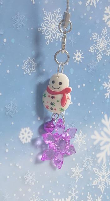 ハンドメイド♪クリスマスチャーム★ストラップ・雪だるま★D < ペット/手芸/園芸 ハンドメイド♪クリスマスチャーム★ストラップ・雪だるま★D < ペット/手芸/園芸の