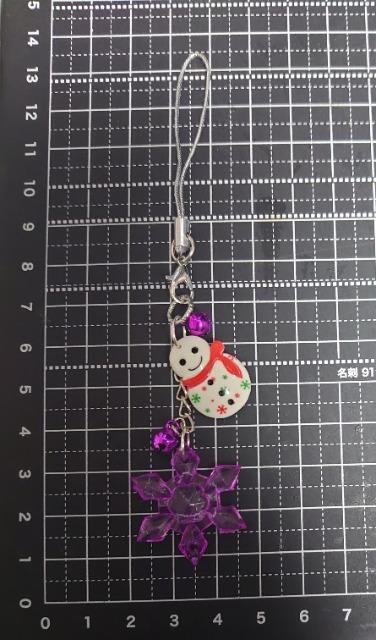 ハンドメイド♪クリスマスチャーム★ストラップ・雪だるま★D < ペット/手芸/園芸 ハンドメイド♪クリスマスチャーム★ストラップ・雪だるま★D < ペット/手芸/園芸の