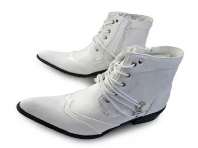 1円~C930新品BOREDOMサイドジップアップ/変則編上げブーツ25a白♂ < 男性ファッション 1円~C930新品BOREDOMサイドジップアップ/変則編上げブーツ25a白♂ < 男性ファッションの