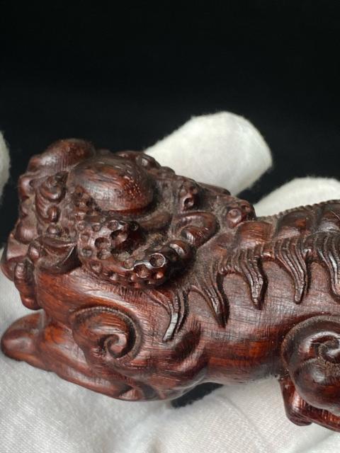 【縁起物】黒檀 瑞? 貔貅(ヒキュウ)一対 手彫り 木彫 置物 開運 招財 魔除け 骨董 古美術 極上品 唐木 風水 インテリア < インテリア/ライフ 【縁起物】黒檀 瑞? 貔貅(ヒキュウ)一対 手彫り 木彫 置物 開運 招財 魔除け 骨董 古美術 極上品 唐木 風水 インテリア < インテリア/ライフの