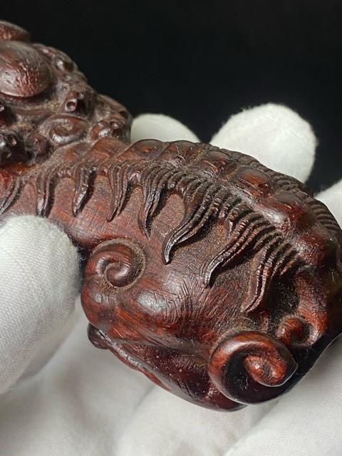 【縁起物】黒檀 瑞? 貔貅(ヒキュウ)一対 手彫り 木彫 置物 開運 招財 魔除け 骨董 古美術 極上品 唐木 風水 インテリア < インテリア/ライフ 【縁起物】黒檀 瑞? 貔貅(ヒキュウ)一対 手彫り 木彫 置物 開運 招財 魔除け 骨董 古美術 極上品 唐木 風水 インテリア < インテリア/ライフの