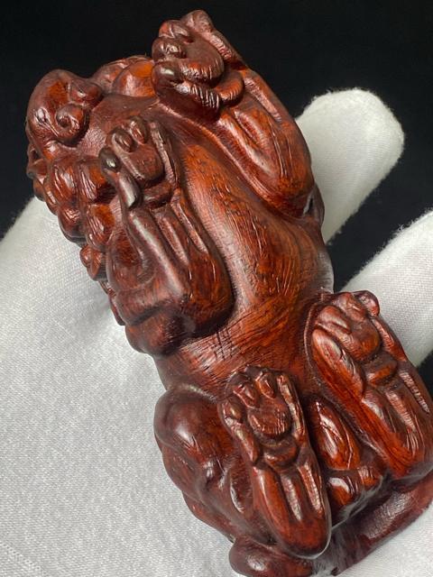 【縁起物】黒檀 瑞? 貔貅(ヒキュウ)一対 手彫り 木彫 置物 開運 招財 魔除け 骨董 古美術 極上品 唐木 風水 インテリア < インテリア/ライフ 【縁起物】黒檀 瑞? 貔貅(ヒキュウ)一対 手彫り 木彫 置物 開運 招財 魔除け 骨董 古美術 極上品 唐木 風水 インテリア < インテリア/ライフの