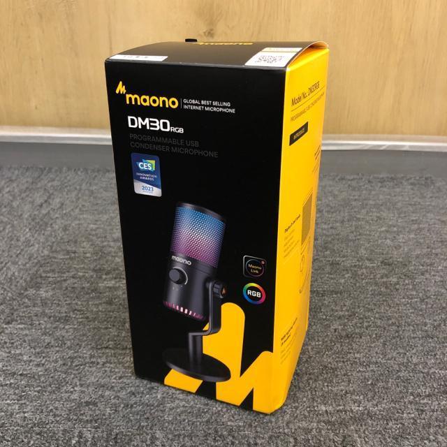 ���� �V�i ���g�p maono DM30RGB �}�C�N  �� �Ɠd/AV�� 