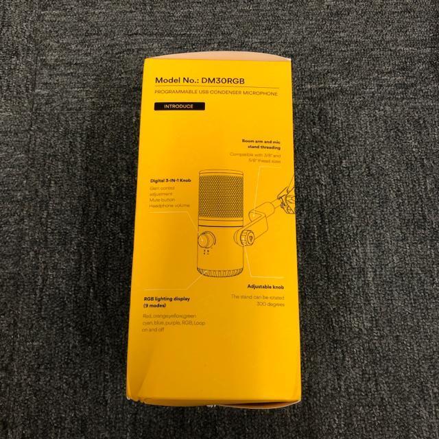 ���� �V�i ���g�p maono DM30RGB �}�C�N �� �Ɠd/AV�� 