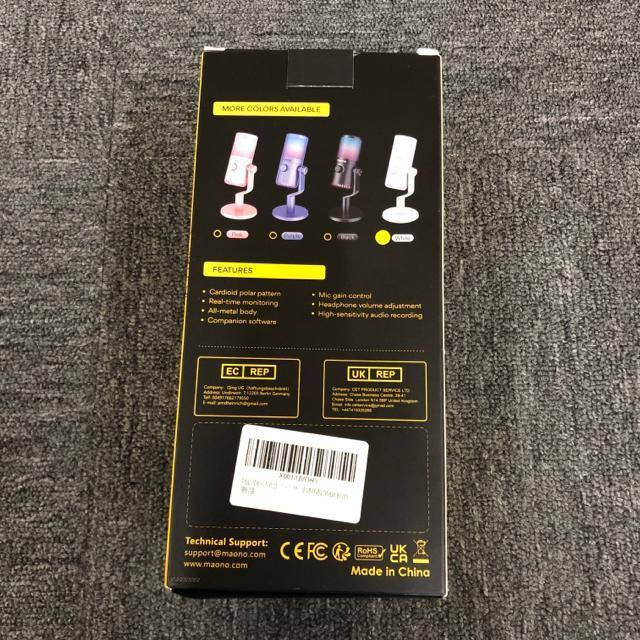 ���� �V�i ���g�p maono DM30RGB �}�C�N �� �Ɠd/AV�� 