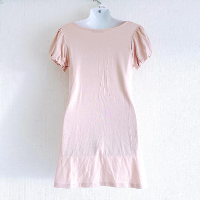 LagunamoonラグナムーンピンクギャザーミニワンピースVカット < ブランド LagunamoonラグナムーンピンクギャザーミニワンピースVカット < ブランドの