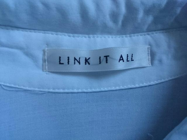 LINK IT ALL リンクイットオール☆シンプル白ブラウス★シャツ☆ホワイト★美品☆ < 女性ファッション  LINK IT ALL リンクイットオール☆シンプル白ブラウス★シャツ☆ホワイト★美品☆ < 女性ファッションの