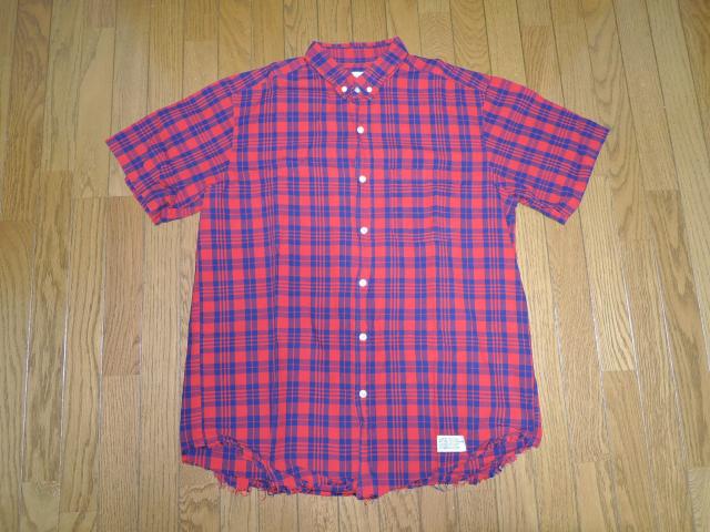 SILAS サイラス 半袖 チェックシャツ L 赤系 切りっぱなし < ブランド SILAS サイラス 半袖 チェックシャツ L 赤系 切りっぱなし < ブランドの