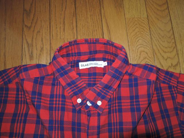 SILAS サイラス 半袖 チェックシャツ L 赤系 切りっぱなし < ブランド SILAS サイラス 半袖 チェックシャツ L 赤系 切りっぱなし < ブランドの