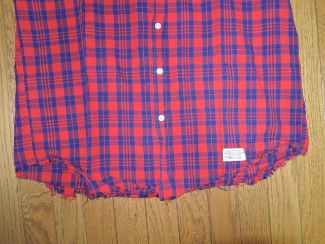 SILAS サイラス 半袖 チェックシャツ L 赤系 切りっぱなし < ブランド SILAS サイラス 半袖 チェックシャツ L 赤系 切りっぱなし < ブランドの