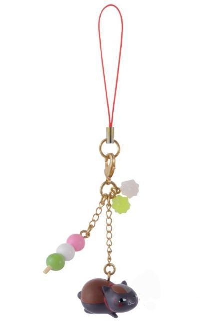 一番くじ 夏目友人帳 〜ニャンコ先生は食いしんぼう〜 H賞 おやつストラップ 黒ニャンコ/三色団子 < アニメ/コミック/キャラクター  一番くじ 夏目友人帳 〜ニャンコ先生は食いしんぼう〜 H賞 おやつストラップ 黒ニャンコ/三色団子 < アニメ/コミック/キャラクターの