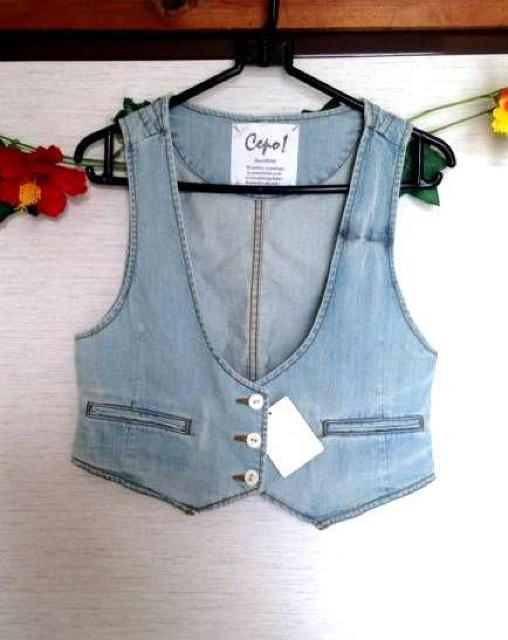 新品■cepo セポ◆ソフトデニム ベスト ジレ◆Mサイズ < 女性ファッション 新品■cepo セポ◆ソフトデニム ベスト ジレ◆Mサイズ < 女性ファッションの