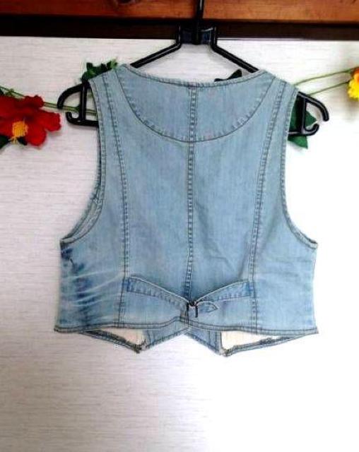 新品■cepo セポ◆ソフトデニム ベスト ジレ◆Mサイズ < 女性ファッション 新品■cepo セポ◆ソフトデニム ベスト ジレ◆Mサイズ < 女性ファッションの