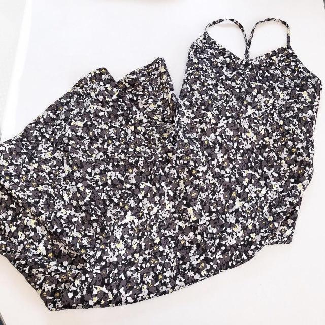 ◆ViS/ビス◆リトルフラワーキャミワンピース★ブラックF*着回し◎秋コーデ美品♪ < ブランド  ◆ViS/ビス◆リトルフラワーキャミワンピース★ブラックF*着回し◎秋コーデ美品♪ < ブランドの