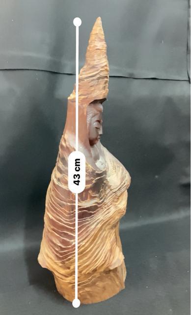 観音様 檀香観音 木彫り仏像 高さ約43cm < ホビー  観音様 檀香観音 木彫り仏像 高さ約43cm < ホビーの
