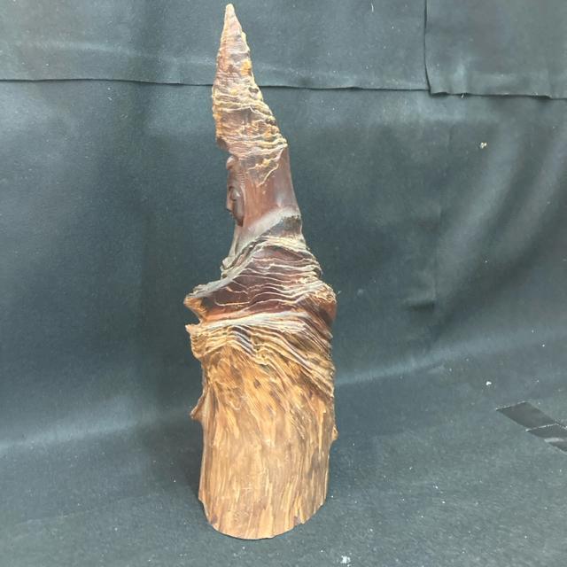 観音様 檀香観音 木彫り仏像 高さ約43cm < ホビー  観音様 檀香観音 木彫り仏像 高さ約43cm < ホビーの