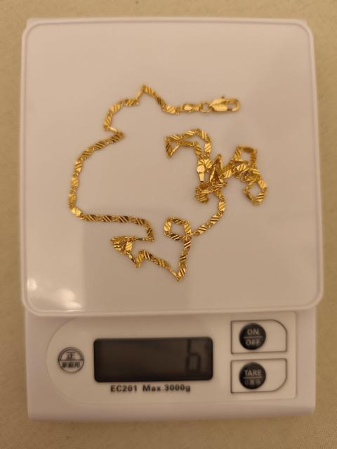 ��i�����@�l�b�N���X�@18k����L��@50cm �� �����A�N�Z�T���[/���v�� 