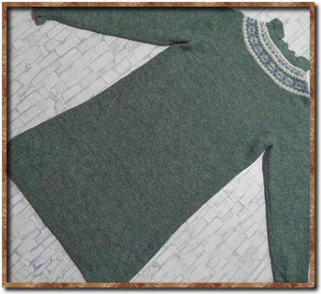 シリリュス モヘヤ混ニットワンピース 緑 < キッズ/ベビー シリリュス モヘヤ混ニットワンピース 緑 < キッズ/ベビーの