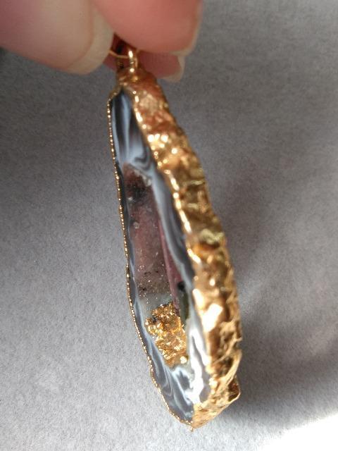 レトロ☆メノウドゥルジーとトルマリンのペンダントトップ < 女性アクセサリー/時計 レトロ☆メノウドゥルジーとトルマリンのペンダントトップ < 女性アクセサリー/時計の