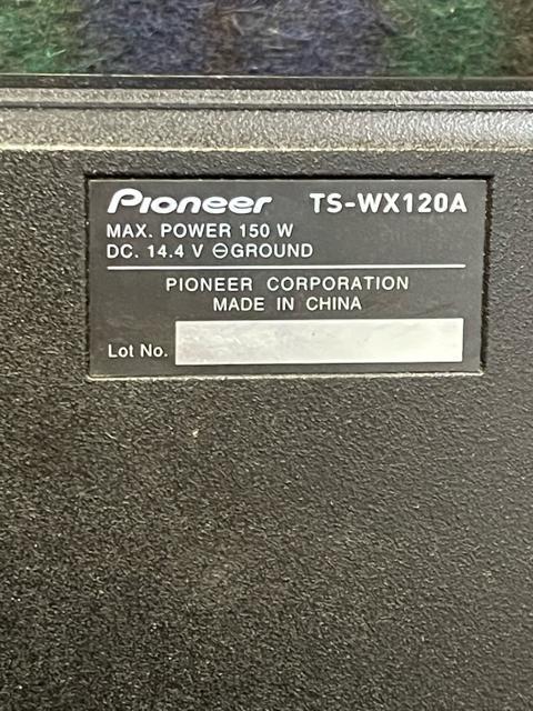 カロッツェリア TS-WX120A サブウーハー POWERED SUBWOOFER パイオニア carrozzeria < 自動車/バイク カロッツェリア TS-WX120A サブウーハー POWERED SUBWOOFER パイオニア carrozzeria < 自動車/バイク