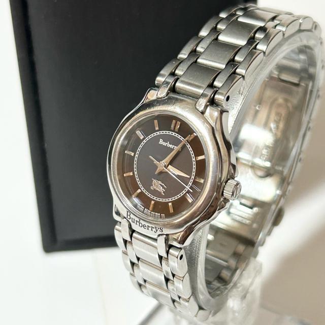 Burberry バーバリー B230-H18385 ソーラー ブラック グレー文字盤 シルバー レディース 腕時計 < ブランド Burberry バーバリー B230-H18385 ソーラー ブラック グレー文字盤 シルバー レディース 腕時計 < ブランドの