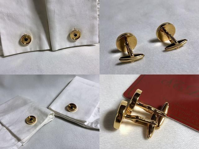 正規美 S.T.Dupont デュポン ブラックストーン×ロゴ オーバルカフス カフリンクス 付属有 クラシックラグジュアリー < 男性ファッション  正規美 S.T.Dupont デュポン ブラックストーン×ロゴ オーバルカフス カフリンクス 付属有 クラシックラグジュアリー < 男性ファッションの