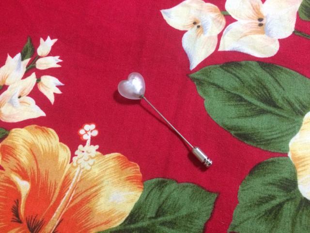 新品未使用☆綺麗なハートのハットピン☆ < 女性ファッション  新品未使用☆綺麗なハートのハットピン☆  < 女性ファッションの