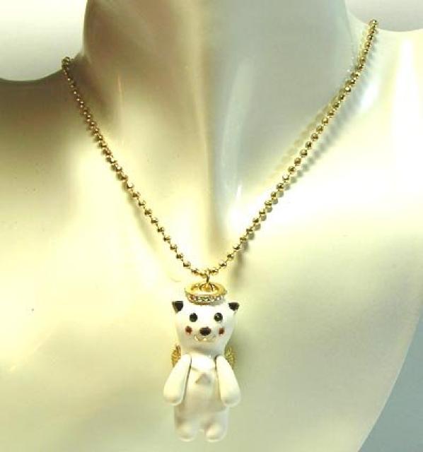 新品ゴスロリ姫系天使シロクマさんネックレスBETSEY JOHNSON < 女性アクセサリー/時計  新品ゴスロリ姫系天使シロクマさんネックレスBETSEY JOHNSON < 女性アクセサリー/時計の