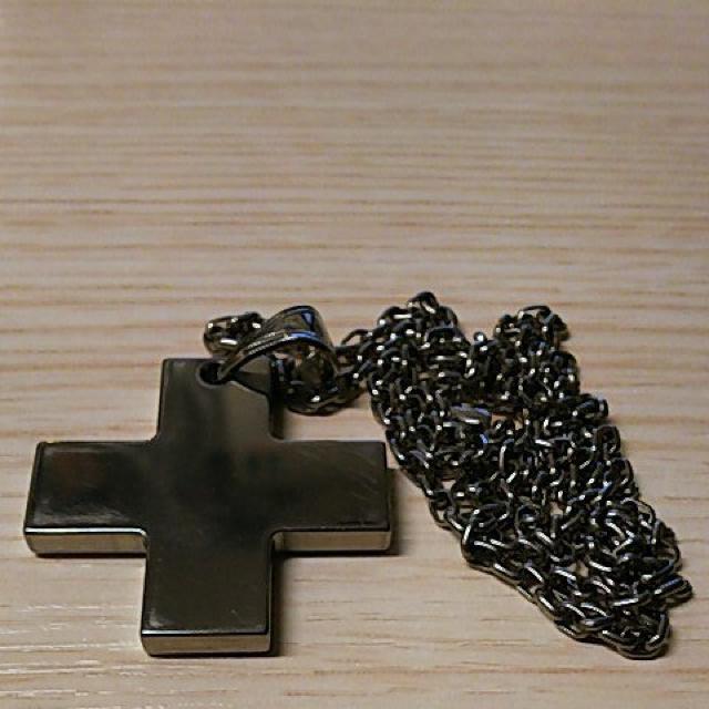 大迫力! ペンダント極厚5mm チタン製十字架クロスネックレスペ < 男性アクセサリー/時計  大迫力! ペンダント極厚5mm チタン製十字架クロスネックレスペ < 男性アクセサリー/時計の