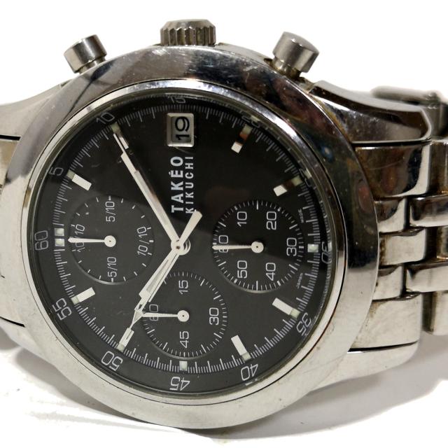 良品 タケオキクチ【クロノグラフ】TK メンズ腕時計 < ブランド  良品 タケオキクチ【クロノグラフ】TK メンズ腕時計 < ブランドの