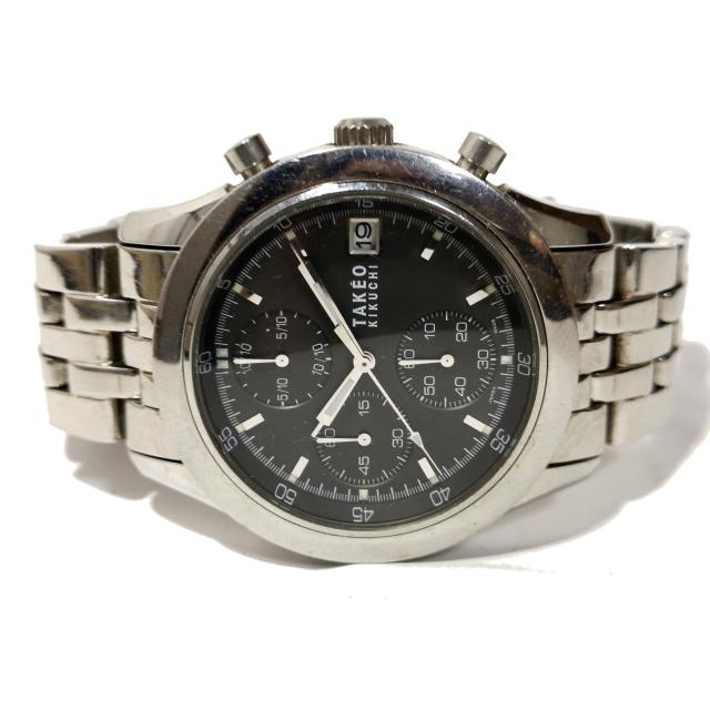 良品 タケオキクチ【クロノグラフ】TK メンズ腕時計 < ブランド  良品 タケオキクチ【クロノグラフ】TK メンズ腕時計 < ブランドの