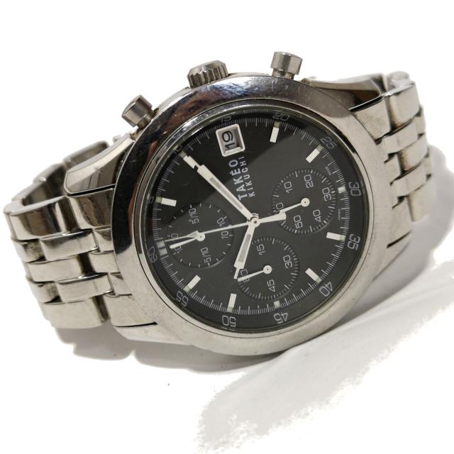 良品 タケオキクチ【クロノグラフ】TK メンズ腕時計 < ブランド  良品 タケオキクチ【クロノグラフ】TK メンズ腕時計 < ブランドの