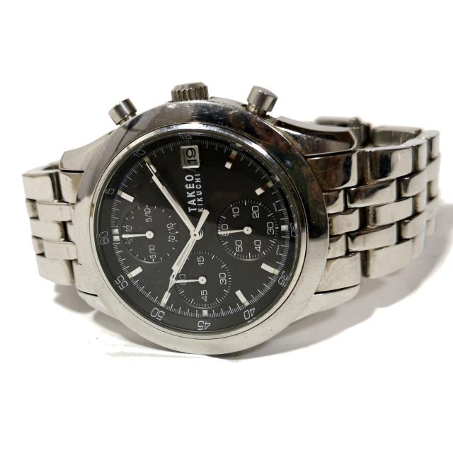 良品 タケオキクチ【クロノグラフ】TK メンズ腕時計 < ブランド  良品 タケオキクチ【クロノグラフ】TK メンズ腕時計 < ブランドの