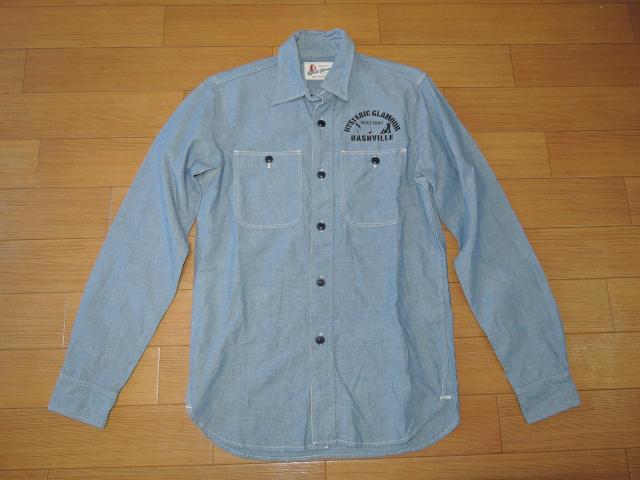 ヒステリックグラマー HYSTERIC GLAMOUR デニム シャツ S 赤耳 < ブランド  ヒステリックグラマー HYSTERIC GLAMOUR デニム シャツ S 赤耳  < ブランドの