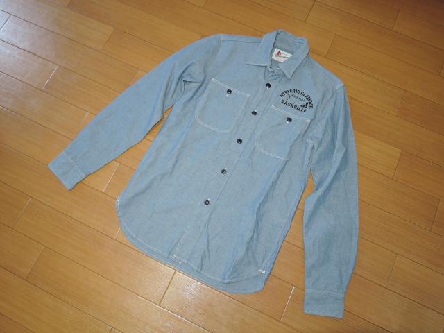 ヒステリックグラマー HYSTERIC GLAMOUR デニム シャツ S 赤耳 < ブランド  ヒステリックグラマー HYSTERIC GLAMOUR デニム シャツ S 赤耳 < ブランドの