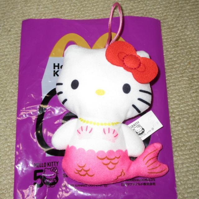 未使用☆ハッピーセット*ハローキティ(人魚姫)ぬいぐるみ*キーホルダー < おもちゃ  未使用☆ハッピーセット*ハローキティ(人魚姫)ぬいぐるみ*キーホルダー  < おもちゃの
