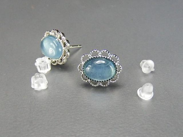 AAA透明シラー効果有良質より濃い目アクアマリン天然石ピアス925銀天使の石 < 女性アクセサリー/時計 AAA透明シラー効果有良質より濃い目アクアマリン天然石ピアス925銀天使の石 < 女性アクセサリー/時計の