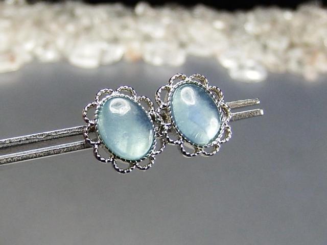 AAA透明シラー効果有良質より濃い目アクアマリン天然石ピアス925銀天使の石 < 女性アクセサリー/時計 AAA透明シラー効果有良質より濃い目アクアマリン天然石ピアス925銀天使の石 < 女性アクセサリー/時計の