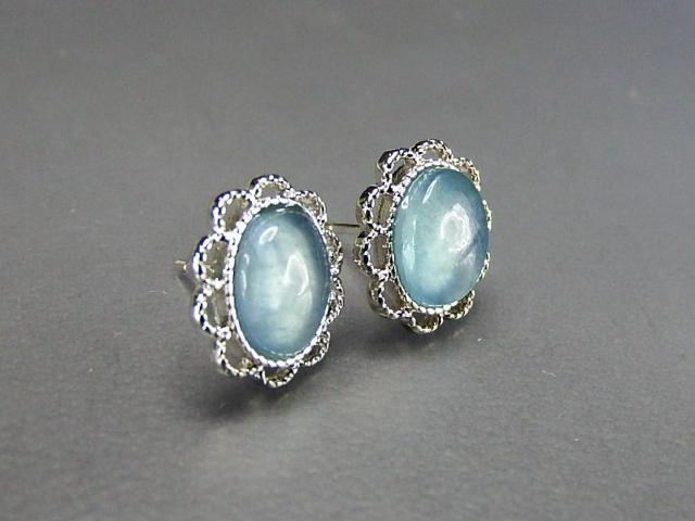 AAA透明シラー効果有良質より濃い目アクアマリン天然石ピアス925銀天使の石 < 女性アクセサリー/時計 AAA透明シラー効果有良質より濃い目アクアマリン天然石ピアス925銀天使の石 < 女性アクセサリー/時計の