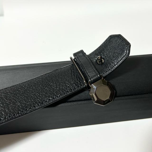 美品 ChristianDior クリスチャンディオール ベルト レザー ブラック < ブランド 美品 ChristianDior クリスチャンディオール ベルト レザー ブラック < ブランドの