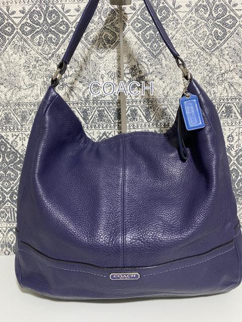 【良品】COACH コーチ レザー ショルダー バッグ 肩掛け F23293 紺 < ブランド  【良品】COACH コーチ レザー ショルダー バッグ 肩掛け F23293 紺  < ブランドの