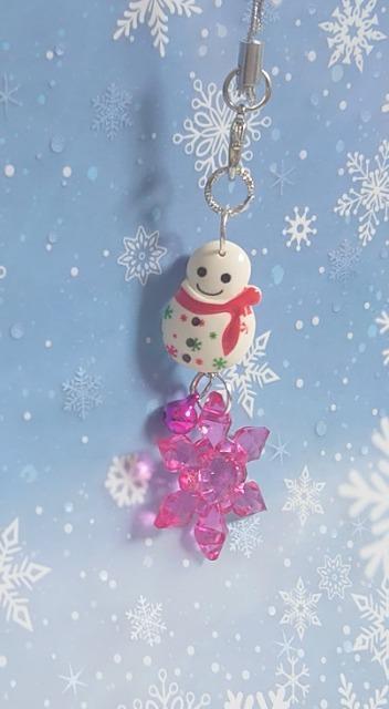 ハンドメイド♪クリスマスチャーム★ストラップ・雪だるま★C < ペット/手芸/園芸 ハンドメイド♪クリスマスチャーム★ストラップ・雪だるま★C < ペット/手芸/園芸の