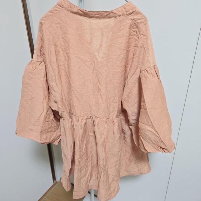 wCloset ダブルクローゼット バルーン袖ビッグブラウス オレンジ 1722 < ブランド wCloset ダブルクローゼット バルーン袖ビッグブラウス オレンジ 1722 < ブランドの